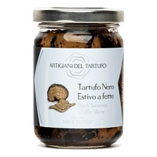 Трюфель летний черный резаный в масле, Artigiani del Tartufo (130 г)
