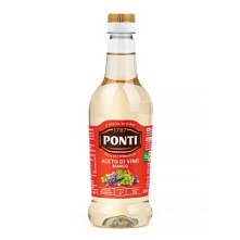 Уксус винный белый 6%, Ponti (500 мл)