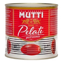 Томаты очищенные целые в томатном соке Gastronomia, Mutti (2,5 кг)