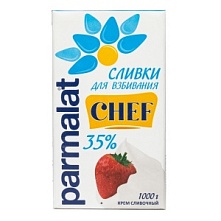 Сливки CHEF 35%, Parmalat (1 л)