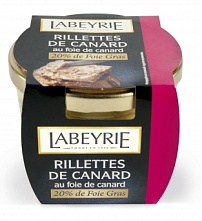 Рийет  (паштет) утиный с печенью  (20% фуа-гра) Labeyrie 