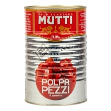 Томаты резаные кубиком в томатном соке, Mutti (4,05 кг)