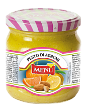 Соус на основе оливкового масла Песто с цитрусовыми "МЕНЮ" ст./банка, Menu