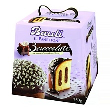 Кулич Панеттоне 3 шоколада, Bauli (750 г)