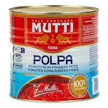 Мелконарезанные томаты, Mutti (2,5 кг)