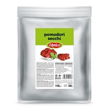 Томаты сушеные в подсолнечном масле в специях пакет, D`Amico (1,1 кг)