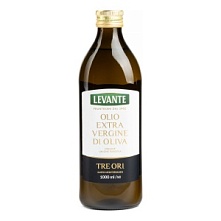 Масло оливковое нерафинированное Extra Virgin, Levante ст/б  (1 л)