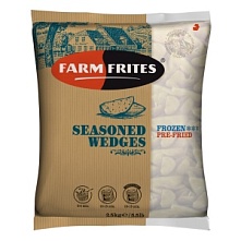 Картофельные дольки в кожуре со специями, Farm Frites (2,5 кг)