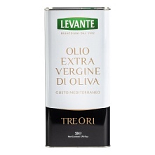 Масло оливковое нерафинированное Extra Virgin, Levante ж/б  (5 л)