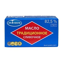 Масло сливочное "Традиционное", Экомилк (380 г)