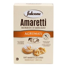 Печенье Амаретти с ароматом цитрусовых, Falcone (170 г)