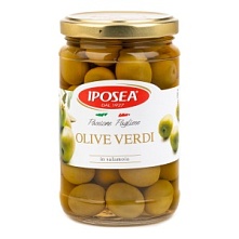 Оливки целые, IPOSEA (290 г)