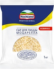 Сыр Моцарелла для пиццы кубик 40%, Hochland (1 кг)