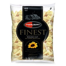 Картофель фри 8/12 мм с кожурой Finest, Farm Frites (2 кг)